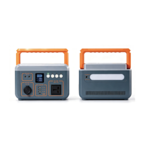 LFCN500 portable power station, front and rear views of one configuration