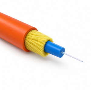 Representative single-core indoor fibre cable construction