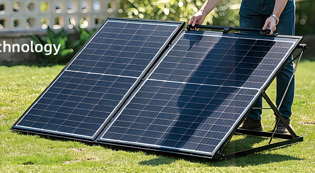 Lightweight panels being handled outdoors